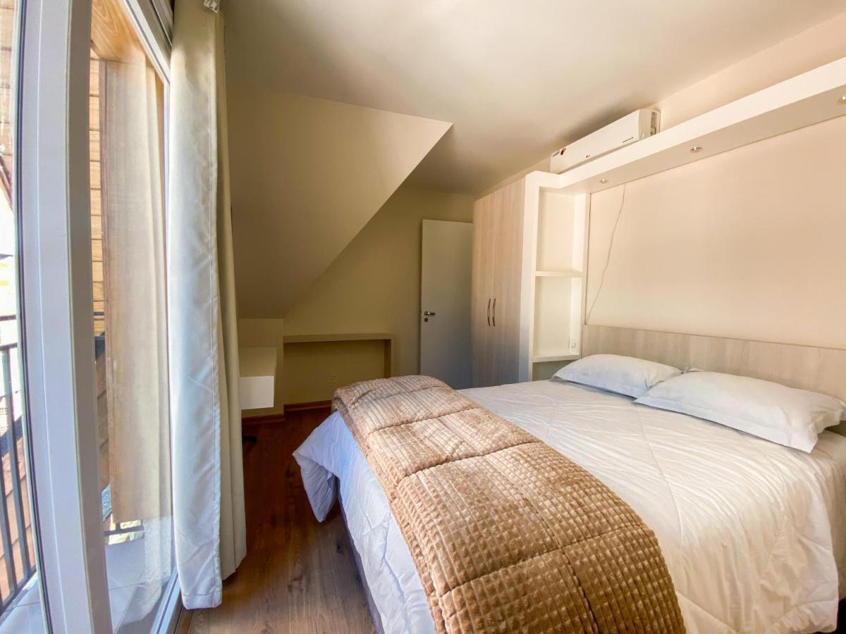Apartamento A 500M Da Rua Coberta - 1 Suite - Para 4 Pessoas Gramado Exterior foto