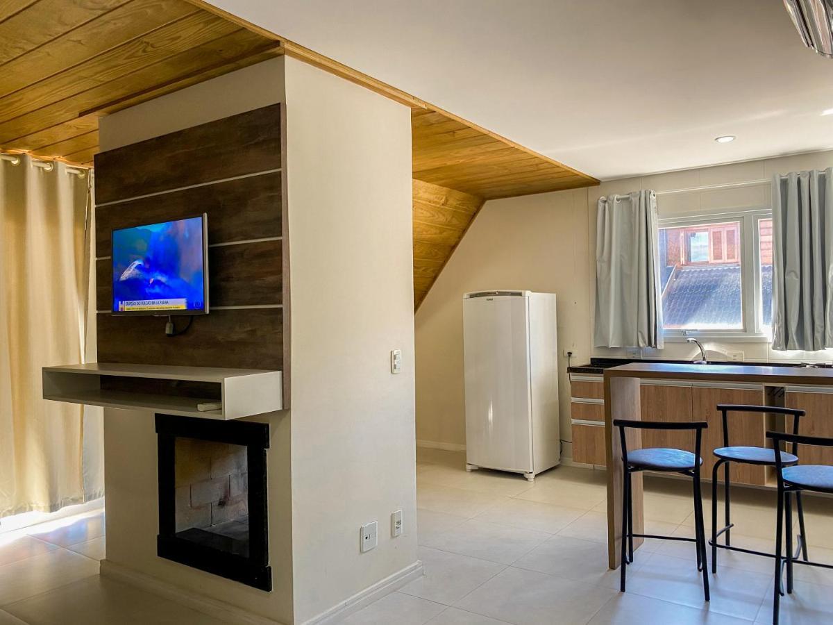 Apartamento A 500M Da Rua Coberta - 1 Suite - Para 4 Pessoas Gramado Exterior foto